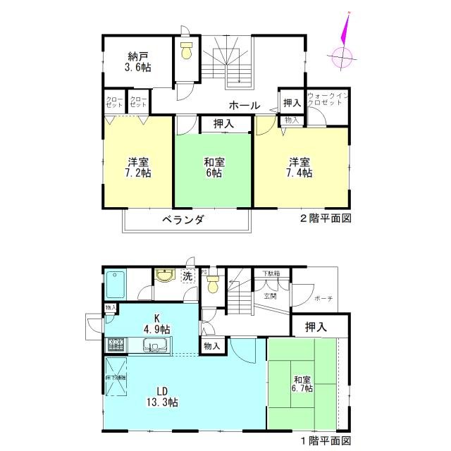 西坂戸4丁目間取り