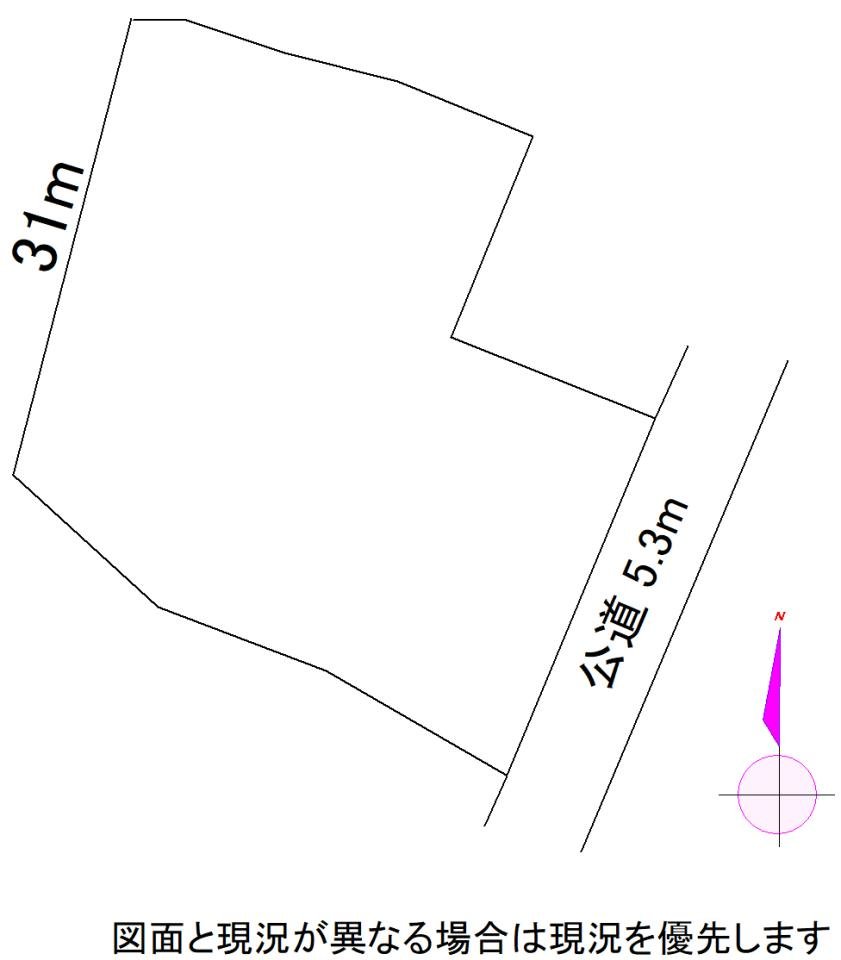 にかほ市象潟町関字建石　字形図